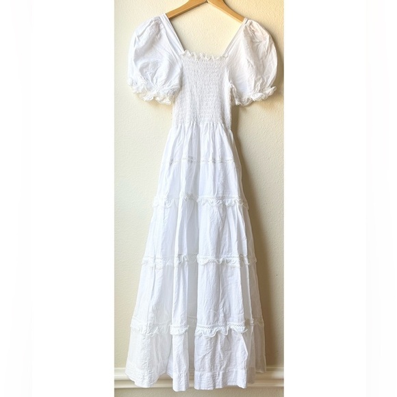 The GREAT White The Scallop Savanna Dress Sz S - Picture 9 of 16